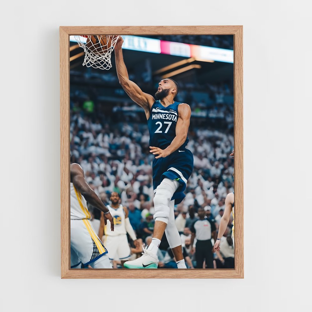 Poster Rudy de gobert – affiche Basketball (vue 4)